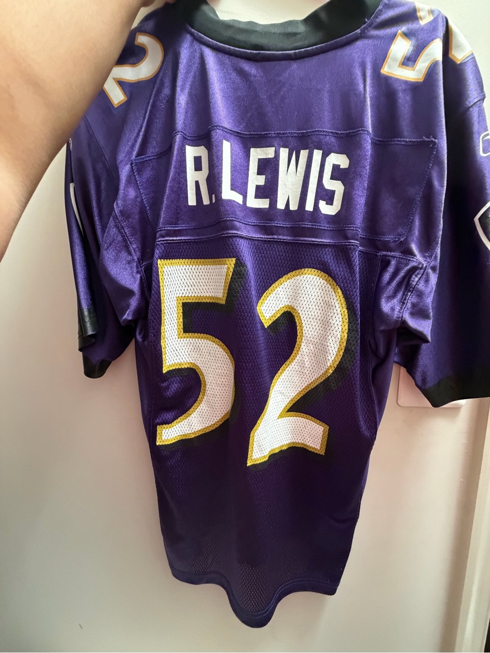 NFL Purple Jersey with Gold and White Accents